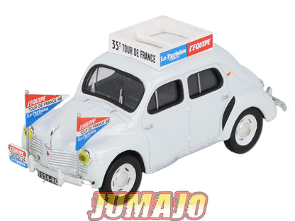CTF15 1/43 NOREV Tour de France Caravane : RENAULT 4CV L'équipe 1948