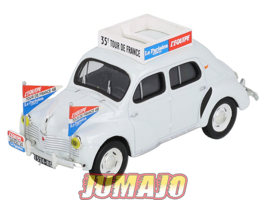 CTF15 1/43 NOREV Tour de France Caravane : RENAULT 4CV L'équipe 1948