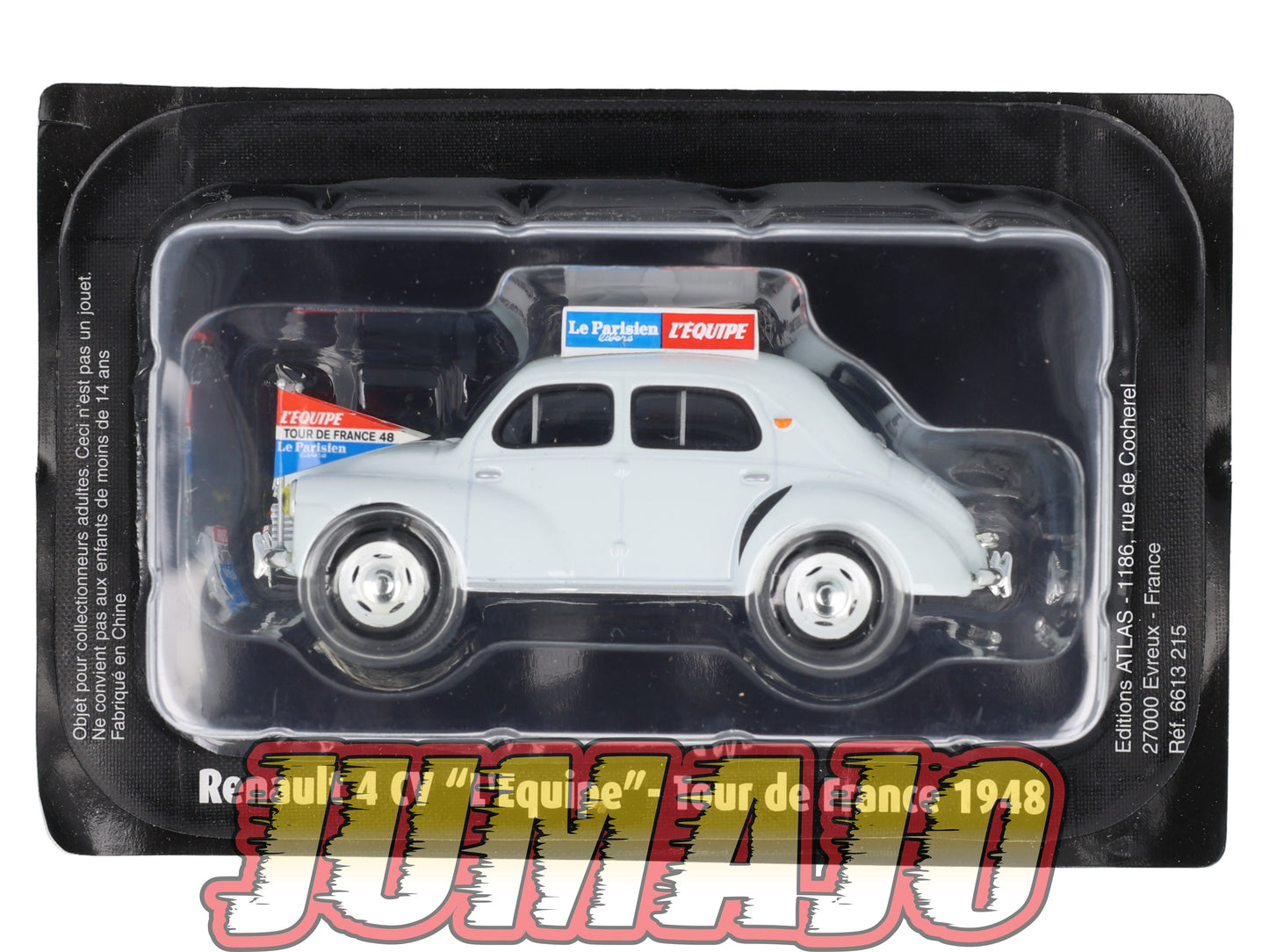 CTF15 1/43 NOREV Tour de France Caravane : RENAULT 4CV L'équipe 1948