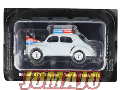 CTF15 1/43 NOREV Tour de France Caravane : RENAULT 4CV L'équipe 1948