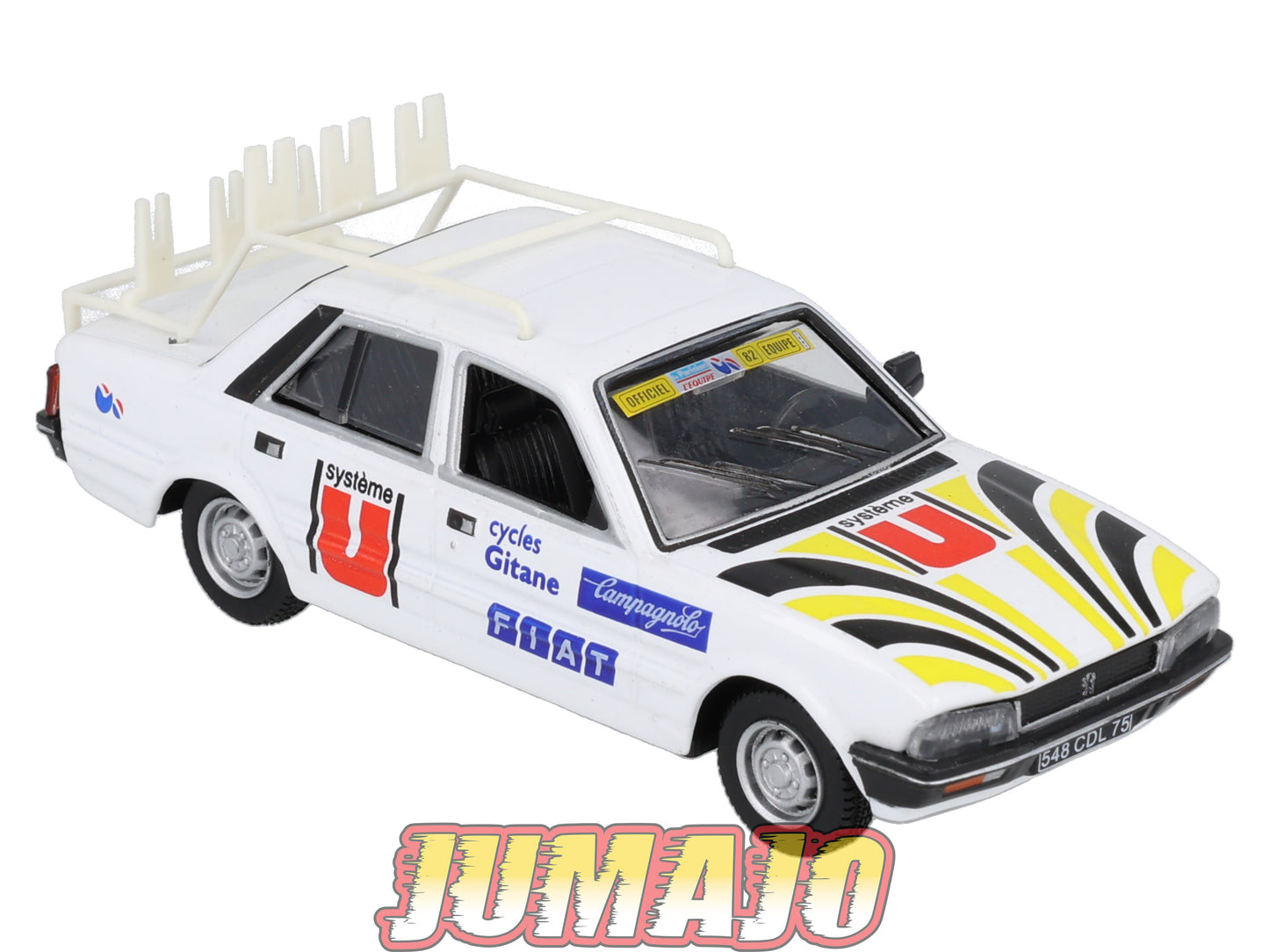 CTF26 1/43 NOREV Tour de France Caravane : PEUGEOT 505 Cycles Gitane Système U 1987
