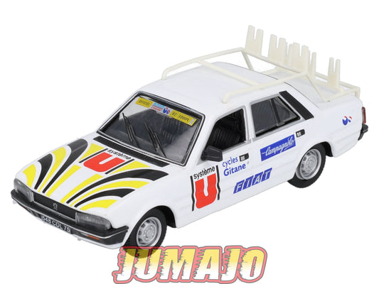 CTF26 1/43 NOREV Tour de France Caravane : PEUGEOT 505 Cycles Gitane Système U 1987
