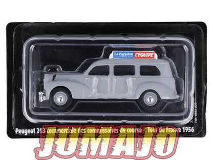 CTF29 1/43 NOREV Tour de France Caravane : PEUGEOT 203 Commerciale De Course 1956