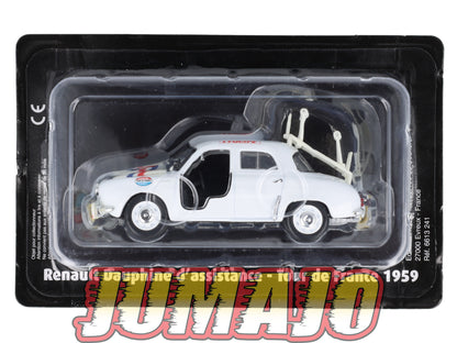 CTF41 1/43 NOREV Tour de France Caravane : RENAULT Dauphine D'Assistance 1959