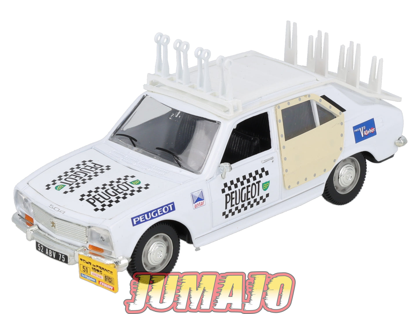 CTF42 1/43 NOREV Tour de France Caravane : PEUGEOT 504 Assistance équipe Peugeot 1975
