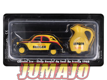 CTF48 1/43 NOREV Tour de France Caravane : CITROËN 2CV Sirop Berger 1960