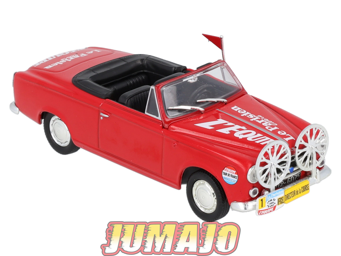 CTF50 1/43 NOREV Tour de France Caravane : PEUGEOT 403 Cabriolet l'équipe Le Parisien