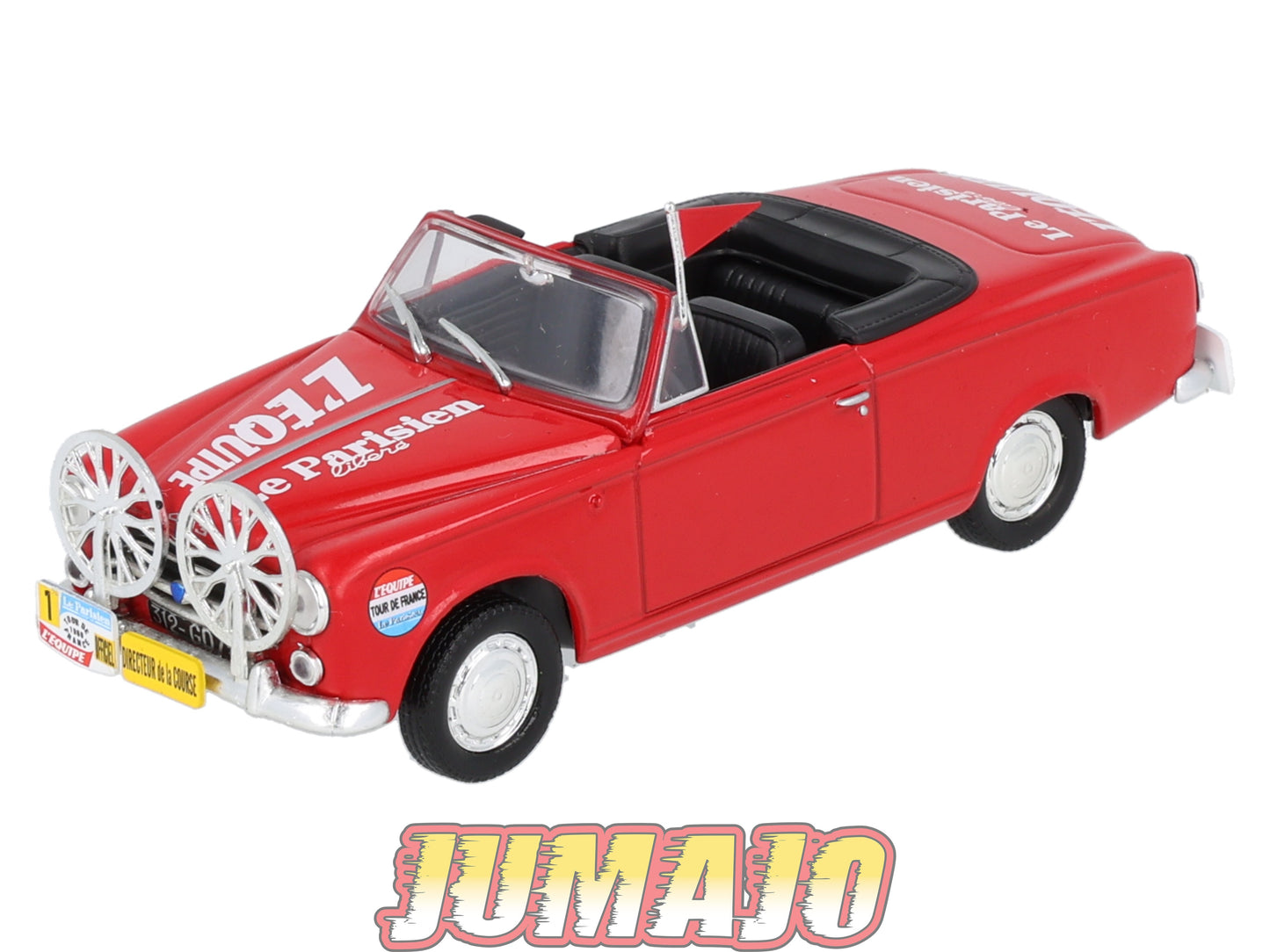 CTF50 1/43 NOREV Tour de France Caravane : PEUGEOT 403 Cabriolet l'équipe Le Parisien