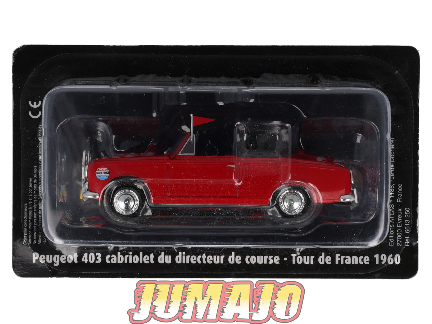 CTF50 1/43 NOREV Tour de France Caravane : PEUGEOT 403 Cabriolet l'équipe Le Parisien
