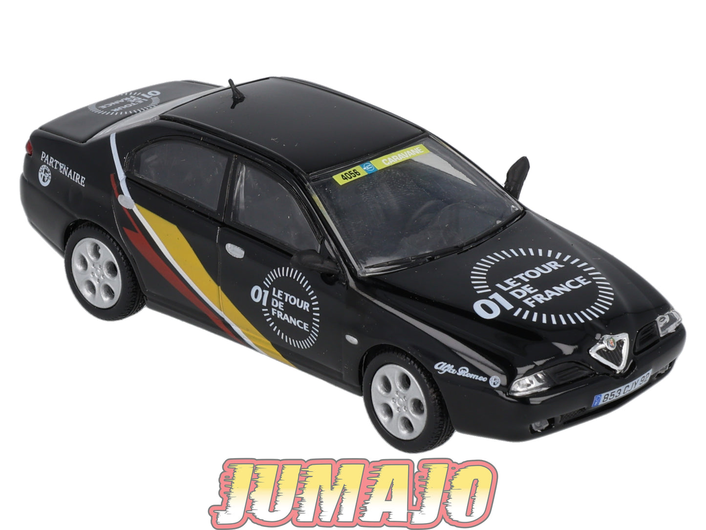 CTF56 1/43 NOREV Tour de France Caravane : ALFA ROMEO 166 Partenaire Officiel 2001