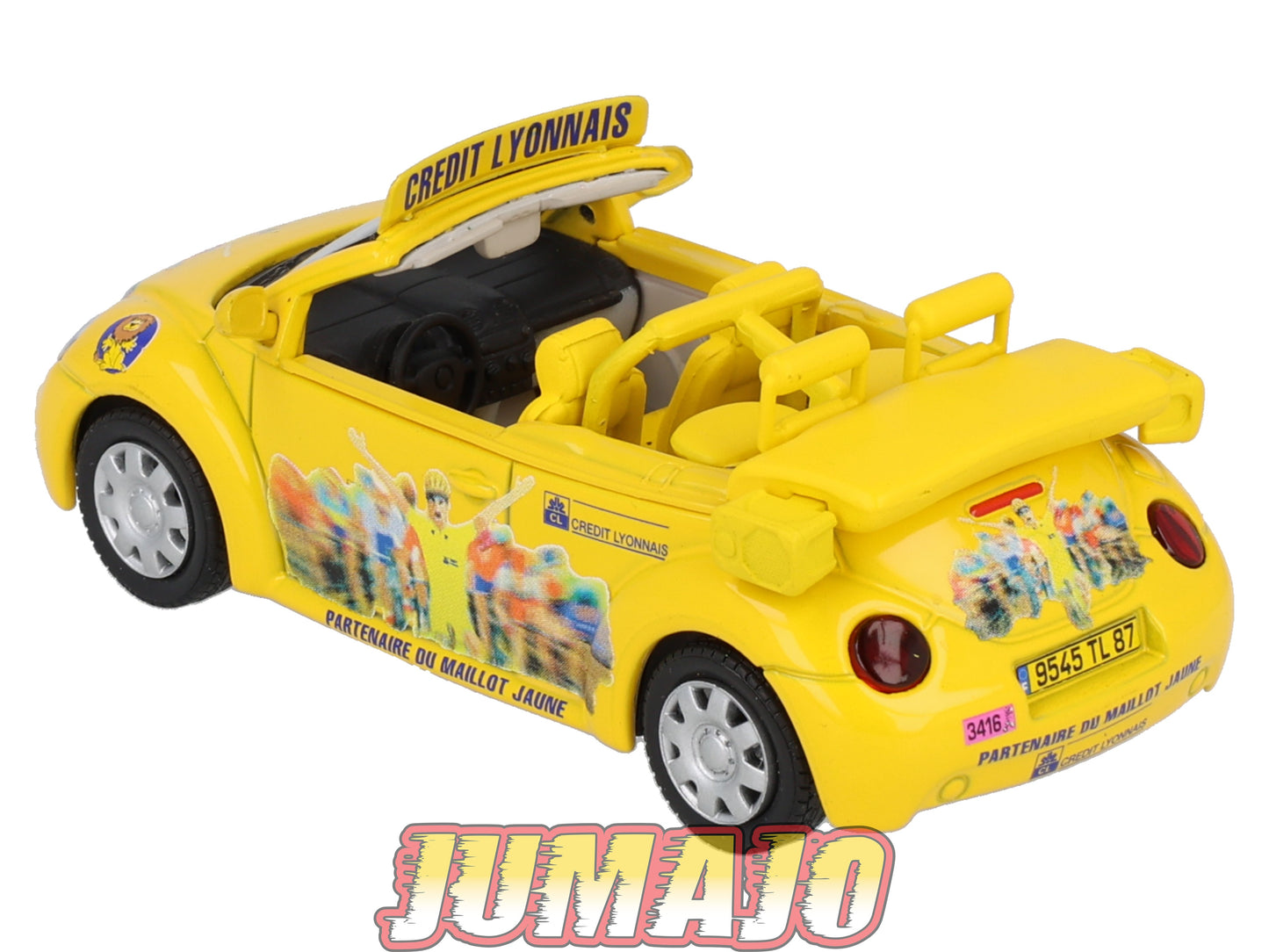 CTF58 1/43 NOREV Tour de France Caravane : VOLKSWAGEN New Beetle Cabriolet Crédit Lyonnais 2004