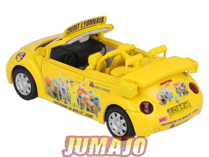 CTF58 1/43 NOREV Tour de France Caravane : VOLKSWAGEN New Beetle Cabriolet Crédit Lyonnais 2004