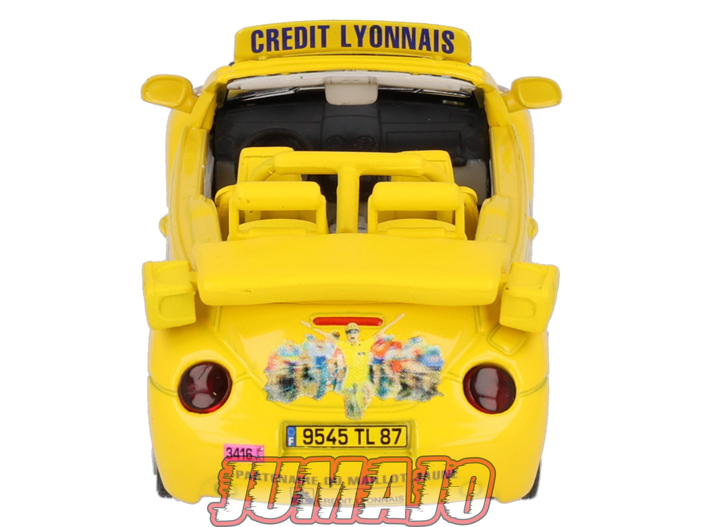 CTF58 1/43 NOREV Tour de France Caravane : VOLKSWAGEN New Beetle Cabriolet Crédit Lyonnais 2004