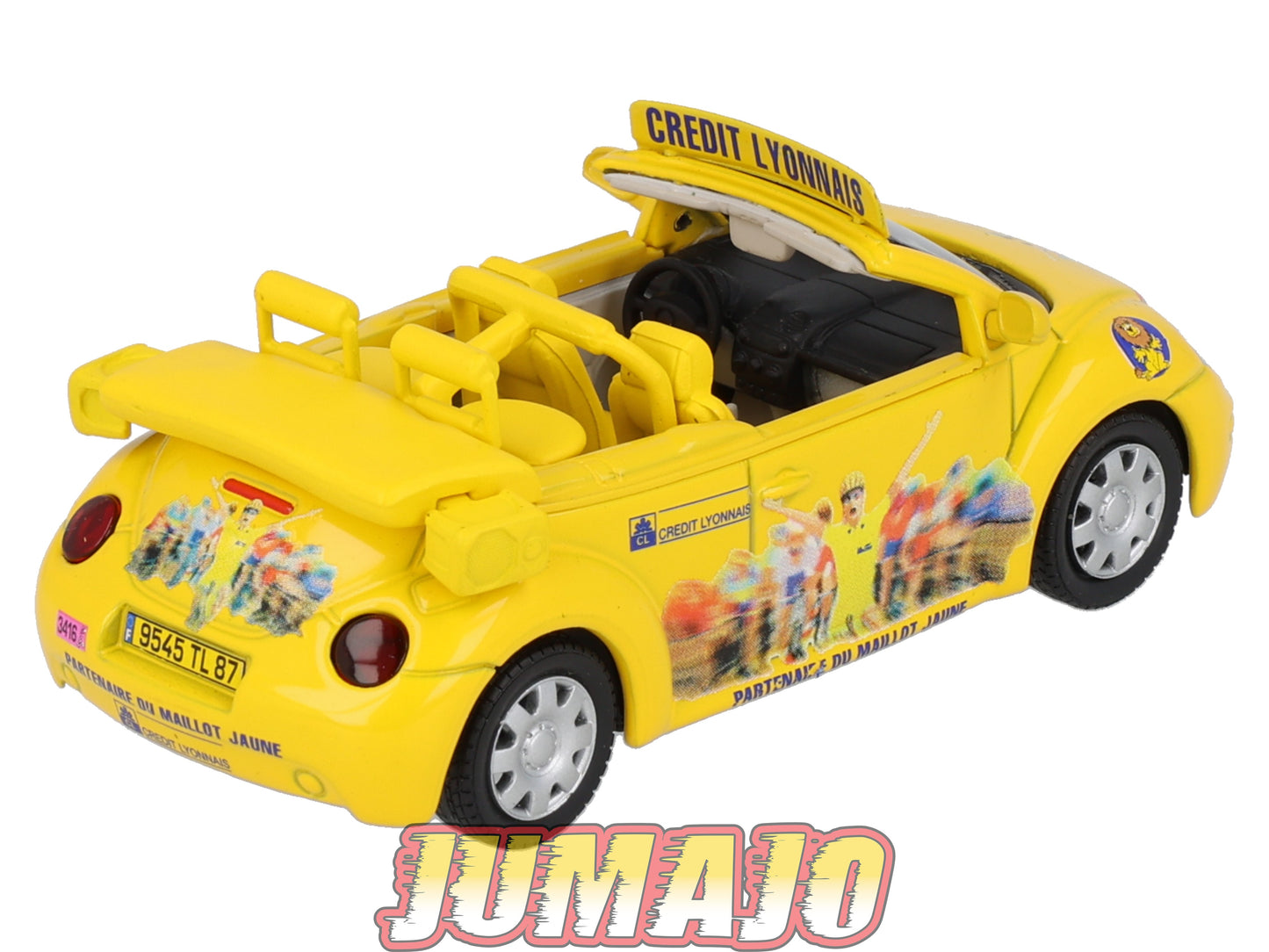 CTF58 1/43 NOREV Tour de France Caravane : VOLKSWAGEN New Beetle Cabriolet Crédit Lyonnais 2004