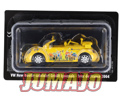 CTF58 1/43 NOREV Tour de France Caravane : VOLKSWAGEN New Beetle Cabriolet Crédit Lyonnais 2004