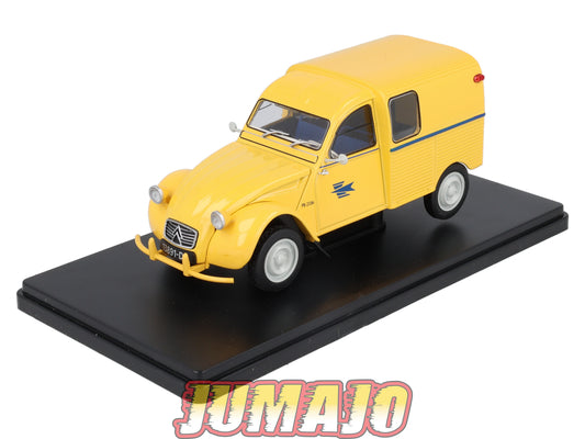 CVQ41 Voiture 1/24 HACHETTE CITROËN : 2CV Fourgonnette AZU PTT La poste