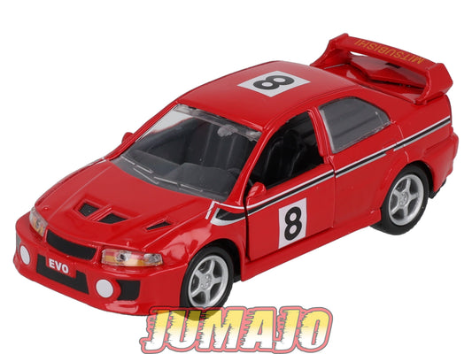 DC109 VOITURE 1/43 AMERCOM POLOGNE Mitsubishi Evo #8