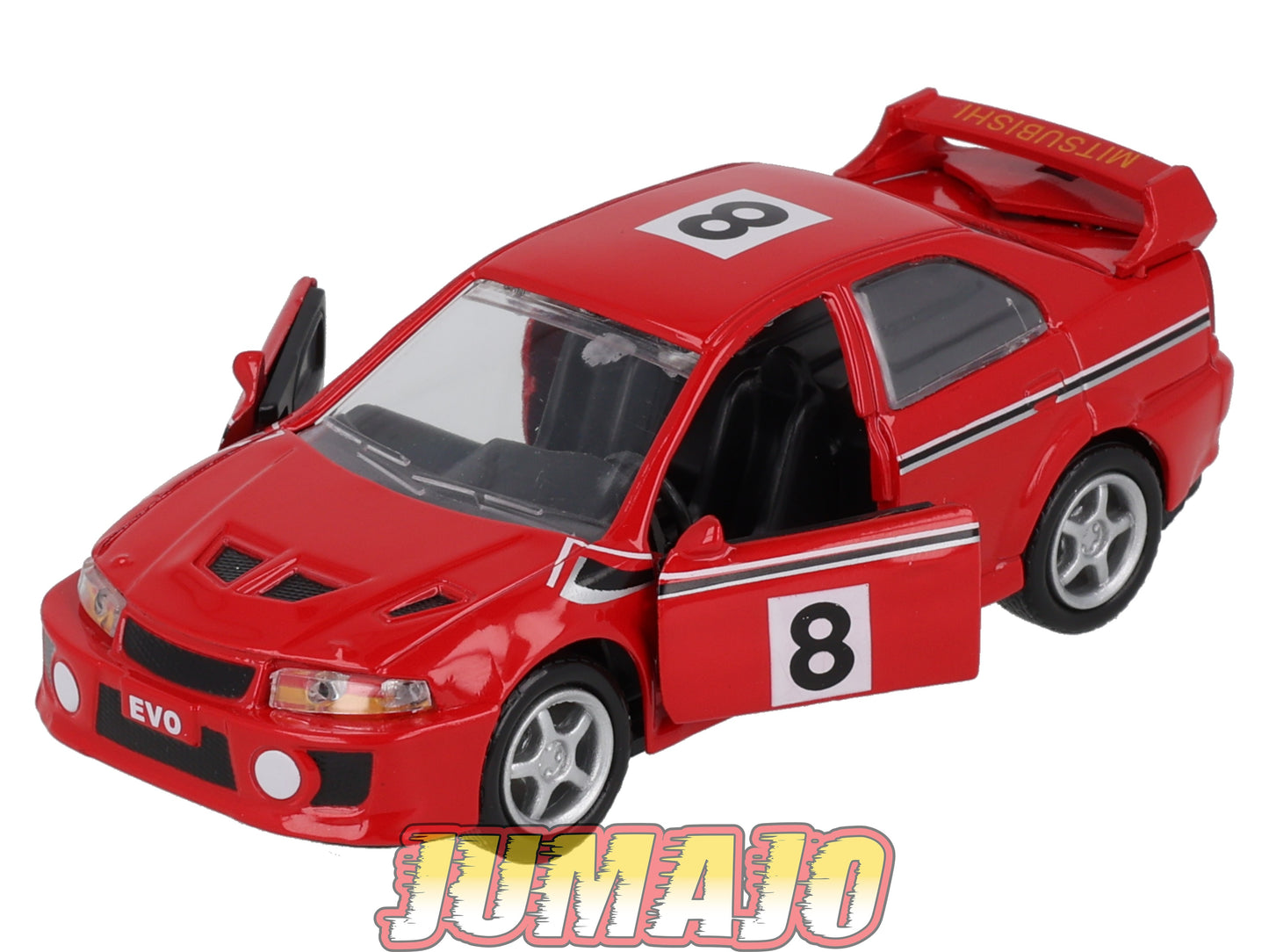 DC109 VOITURE 1/43 AMERCOM POLOGNE Mitsubishi Evo #8