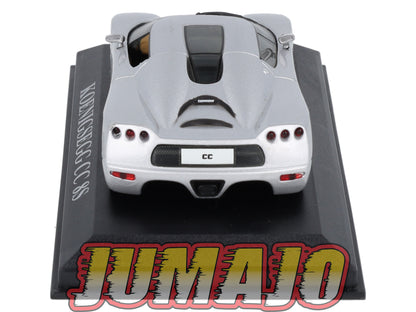 DCD33 Voiture 1/43 Altaya IXO DREAM CARS KOENIGSEGG CC 8S