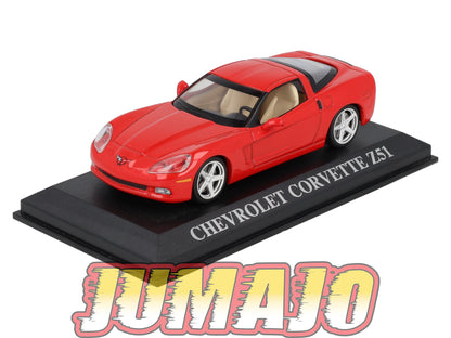 DCD9 Voiture 1/43 Altaya IXO DREAM CARS : CHEVROLET CORVETTE Z51