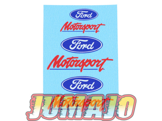 DEC13 Décalcomanie rallye 2 x 4,5cm + 1 x 2,5cm Ford motorsport