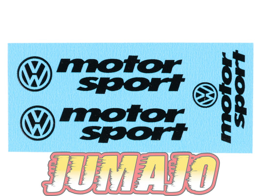 DEC16 Décalcomanie rallye 2 x 4,5cm + 1 x 2,5cm Volkswagen motor sport