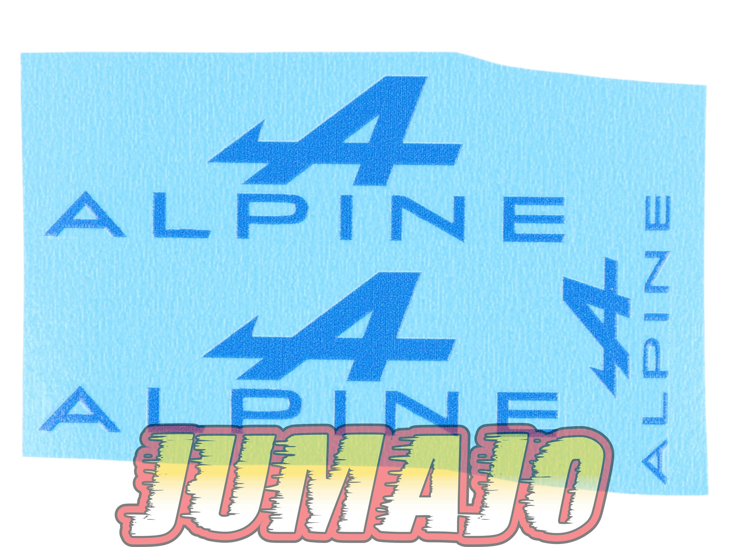 DEC6 Décalcomanie rallye 2 x 4,5cm + 1 x 2,5cm Alpine