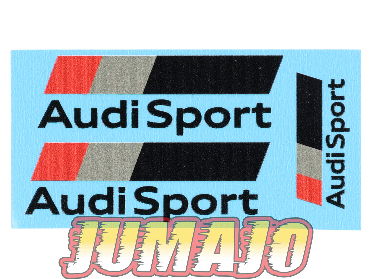 DEC7 Décalcomanie rallye 2 x 4,5cm + 1 x 2,5cm Audi sport