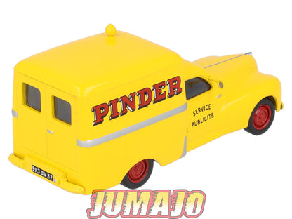 DER3 1/43 IXO Cirque PINDER Hachette : PEUGEOT 203 Van "PAQUET DE TABAC"