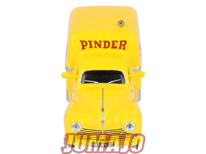 DER3 1/43 IXO Cirque PINDER Hachette : PEUGEOT 203 Van "PAQUET DE TABAC"