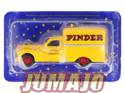 DER3 1/43 IXO Cirque PINDER Hachette : PEUGEOT 203 Van "PAQUET DE TABAC"