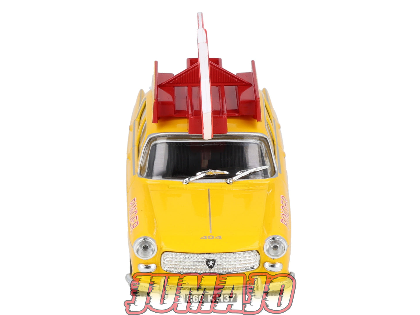 DER6 1/43 IXO Cirque PINDER Hachette : PEUGEOT 404 étoile Le super cirque