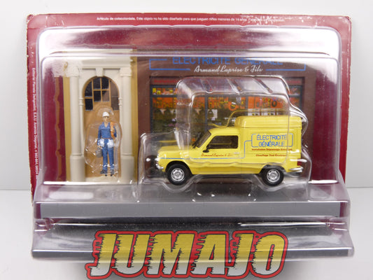 DIO10 Voiture + diorama 1/43 IXO : métiers de france SIMCA 1100F2 Electricité
