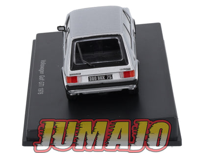 DIV56 VOITURE 1/43 Hachette IXO: VOLKSWAGEN Golf I GTI 1976