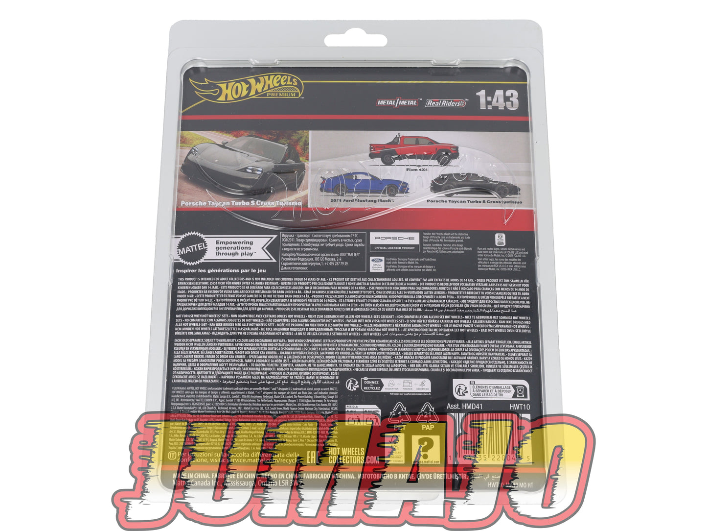 DIV6 voiture 1/43 HOT WHEELS PORSCHE Taycan Turbo S Cross Turismo