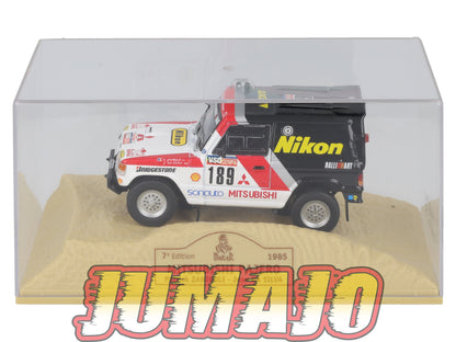 DKR10 1/43 Norev M6 Paris/Dakar : MITSUBISHI Pajero P.Zaniroli WINNER 1985 #189