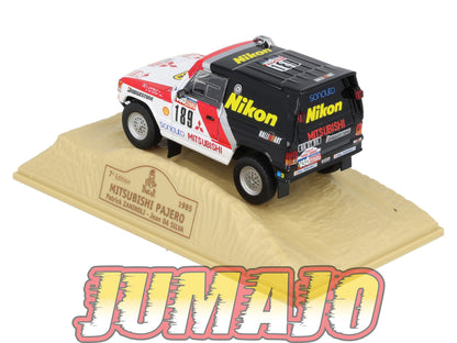 DKR10 1/43 Norev M6 Paris/Dakar : MITSUBISHI Pajero P.Zaniroli WINNER 1985 #189