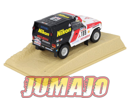 DKR10 1/43 Norev M6 Paris/Dakar : MITSUBISHI Pajero P.Zaniroli WINNER 1985 #189