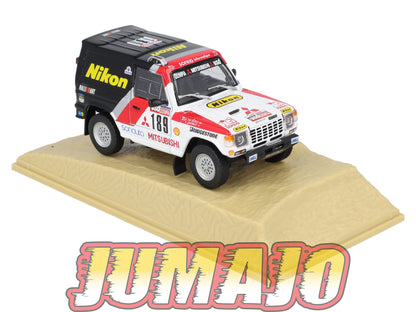 DKR10 1/43 Norev M6 Paris/Dakar : MITSUBISHI Pajero P.Zaniroli WINNER 1985 #189