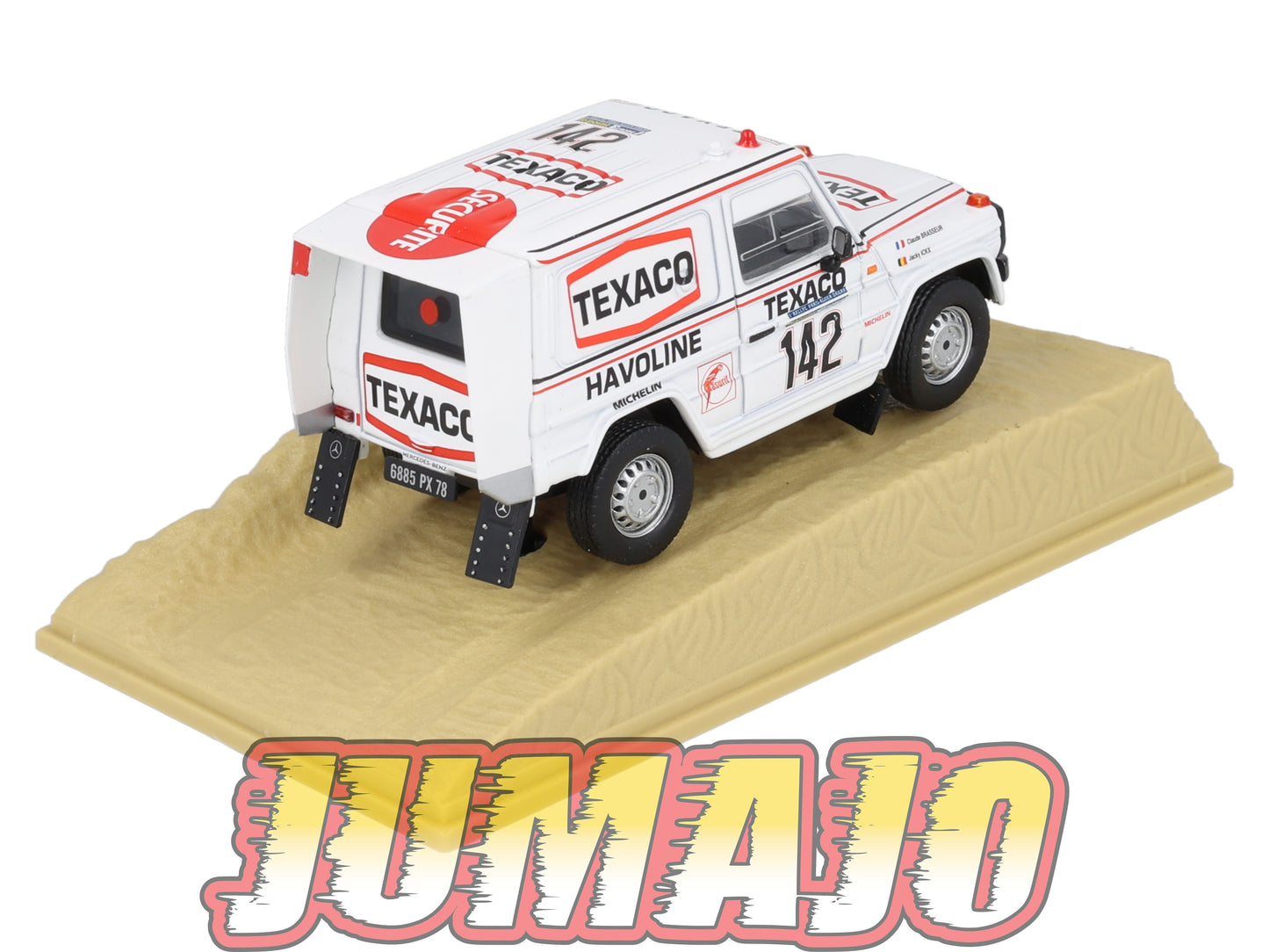 DKR12 1/43 NOREV M6 Paris/Dakar : MERCEDES 280 GE Texaco winner 1983 J.ICKX