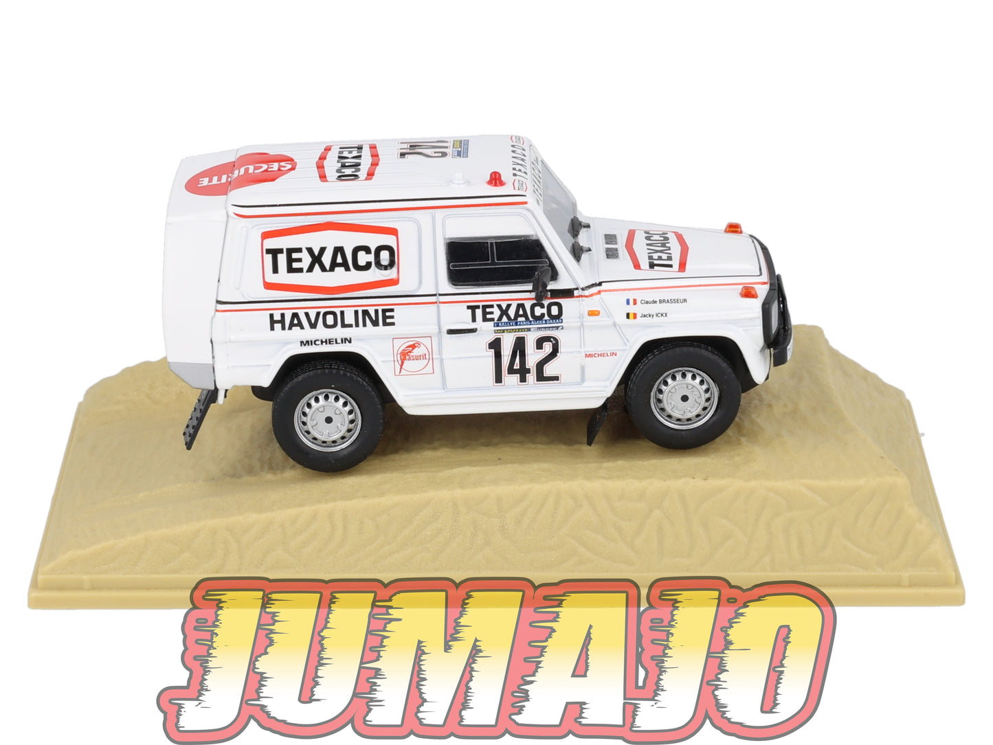 DKR12 1/43 NOREV M6 Paris/Dakar : MERCEDES 280 GE Texaco winner 1983 J.ICKX