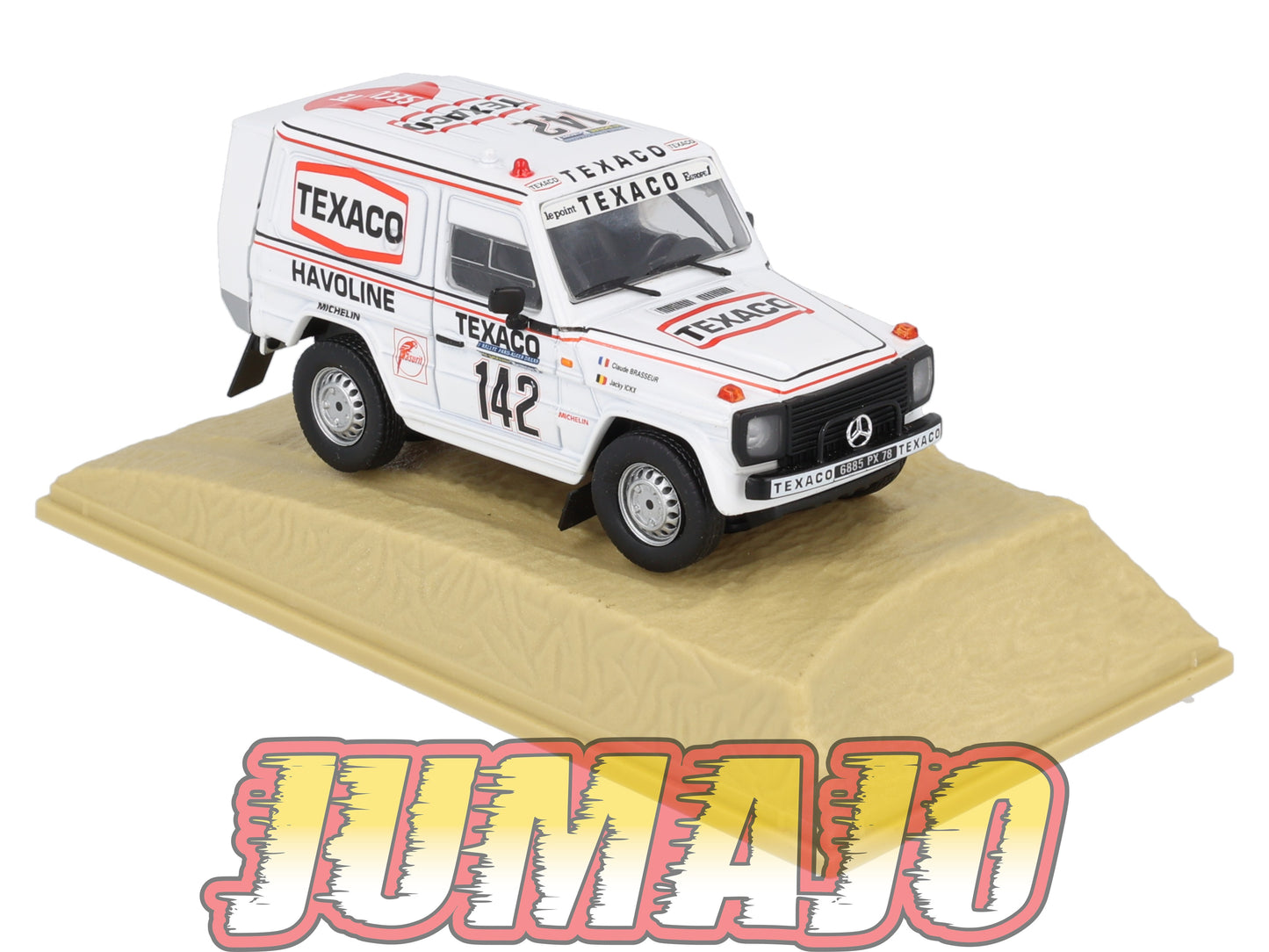 DKR12 1/43 NOREV M6 Paris/Dakar : MERCEDES 280 GE Texaco winner 1983 J.ICKX