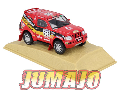 DKR15 1/43 NOREV M6 Paris/Dakar : MITSUBISHI Pajero 2001 Winner #205 J.Kleinschmidt