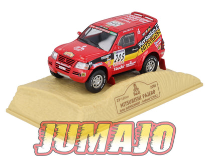 DKR15 1/43 NOREV M6 Paris/Dakar : MITSUBISHI Pajero 2001 Winner #205 J.Kleinschmidt