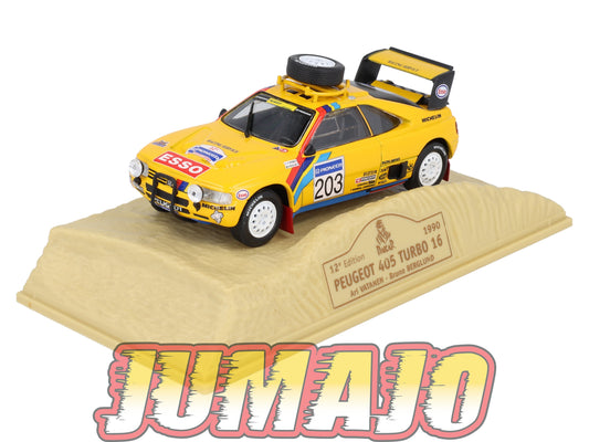 DKR18 1/43 Norev M6 Paris/Dakar : PEUGEOT 405 Turbo 16 A.Vatanen WINNER 1990 #203