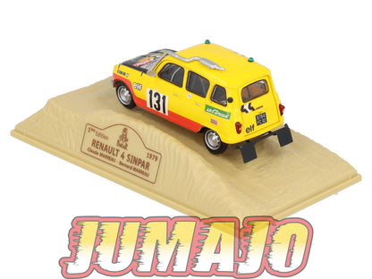 DKR19 1/43 NOREV M6 Paris/Dakar : RENAULT 4 Sinpar 1979 #131 C.Marreau