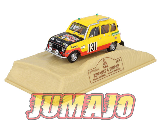 DKR19 1/43 NOREV M6 Paris/Dakar : RENAULT 4 Sinpar 1979 #131 C.Marreau