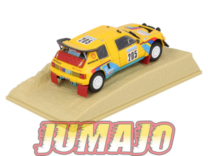 DKR1 1/43 NOREV M6 Paris/Dakar : PEUGEOT 205 Turbo 16 WINNER 1987 #205 A.Vatanen