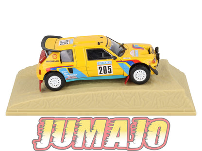 DKR1 1/43 NOREV M6 Paris/Dakar : PEUGEOT 205 Turbo 16 WINNER 1987 #205 A.Vatanen