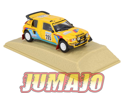 DKR1 1/43 NOREV M6 Paris/Dakar : PEUGEOT 205 Turbo 16 WINNER 1987 #205 A.Vatanen